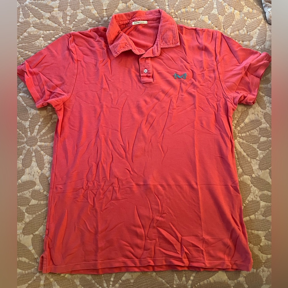 Marine Layer Coral Hammock Polo